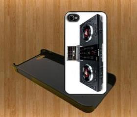 Turntables DJ Custom Case/Cover FOR Apple IPhone 4 5 Samsung S3 /S4 BLACK/WHITE WITH FREE SCREEN PROTECTOR