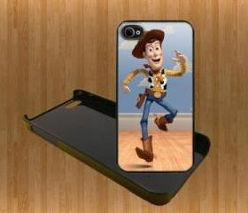 toy story Woody Custom Case/Cover FOR Apple IPhone 4 5 Samsung S3 /S4 BLACK/WHITE WITH FREE SCREEN PROTECTOR