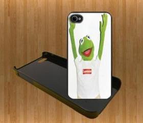 Supreme Cool frog Custom Case/Cover FOR Apple IPhone 4 5 Samsung S3 /S4 BLACK/WHITE WITH FREE SCREEN PROTECTOR