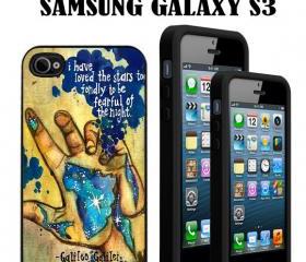 GALILEO GALILEI QUOTE Custom Case/Cover FOR Apple IPhone 4 5 Samsung S3 /S4 BLACK/WHITE WITH FREE SCREEN PROTECTOR