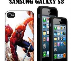 NEW-Spider Man comics Custom Case/Cover FOR Apple IPhone 4 5 Samsung S3 /S4 BLACK/WHITE WITH FREE SCREEN PROTECTOR